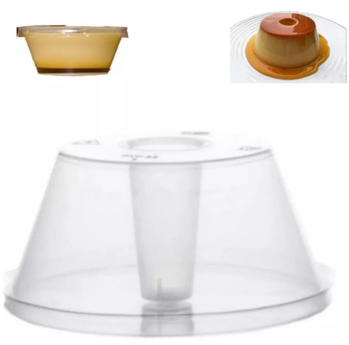 Forma de Pudim Forneavel - 0,150ml (pack com 5 unidades)