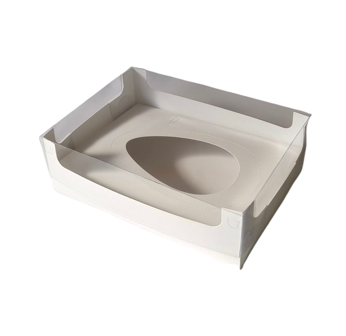 *PRÉ VENDA* Caixa branca para OVO de Colher 250/350/500g - (5 unidades)