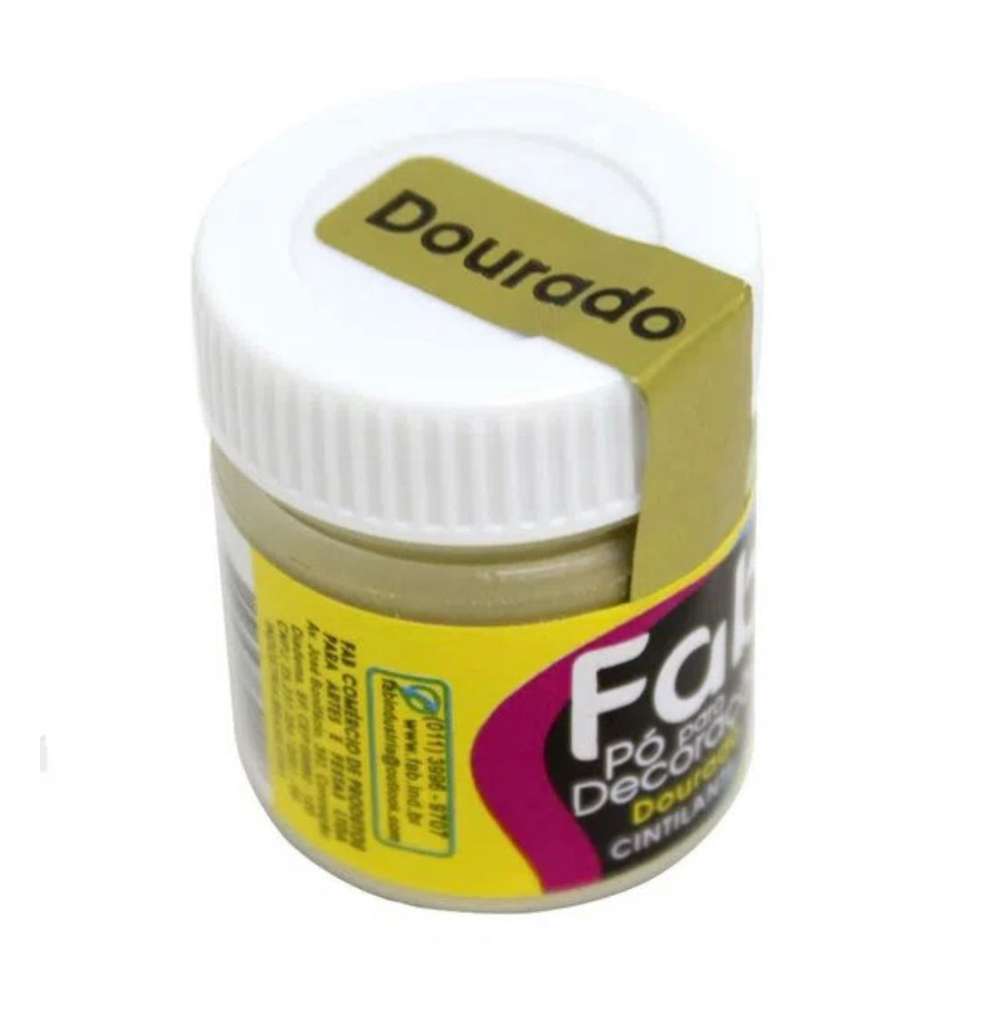 Polvo de decoración metalizado dorado 5g