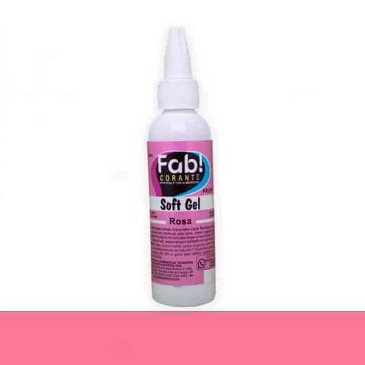 Corante SoftGel Rosa 25g