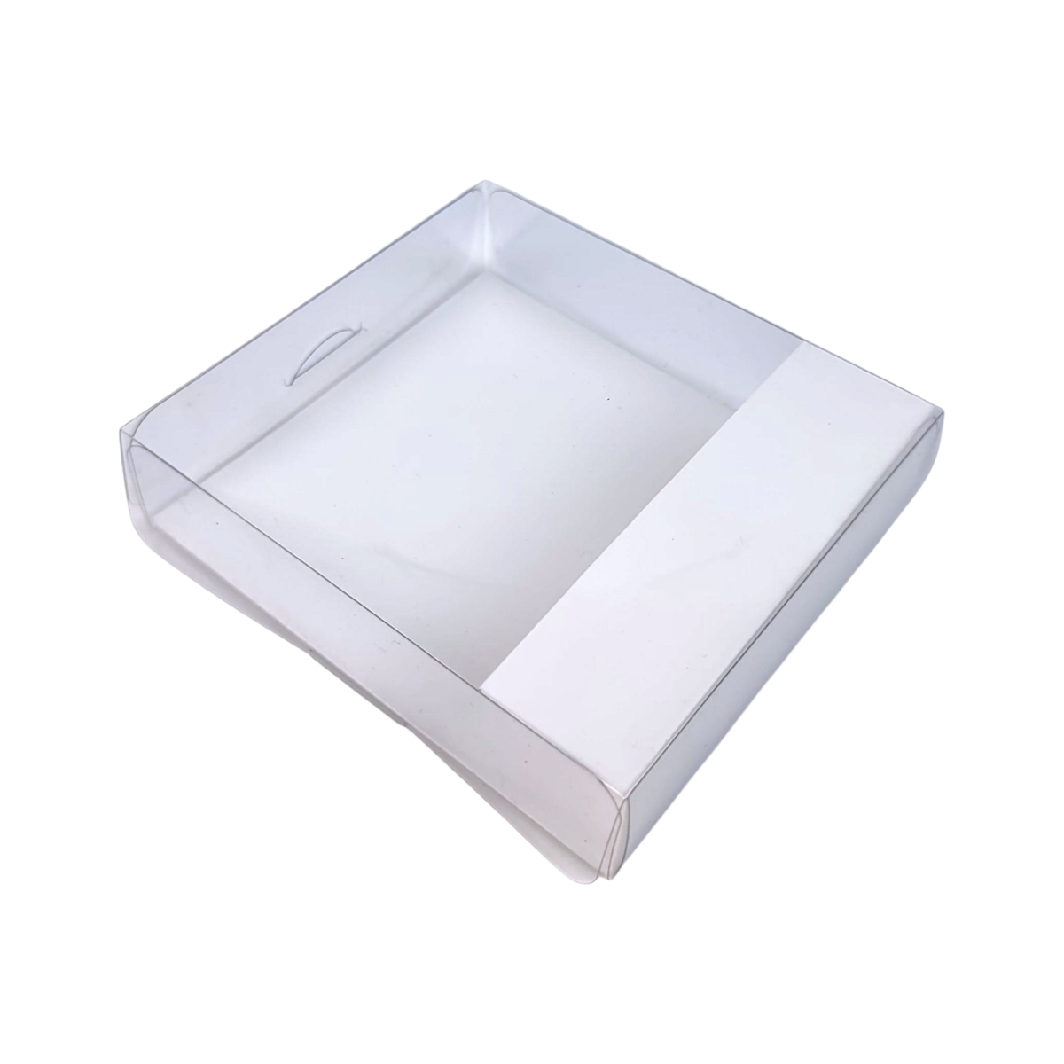 Embalagem em acetato + Slice Cake Branca (Pack c/ 5 unid)