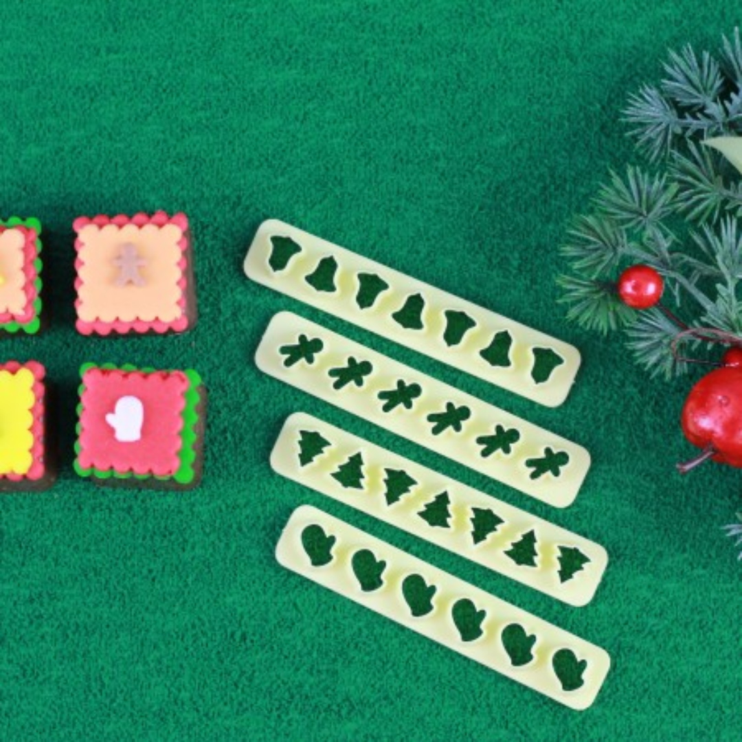 Kit Mini Régua Cortadores Natal