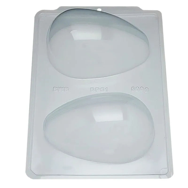Forma 3 partes - ovo liso - tamanho 500g bwb cod 3619