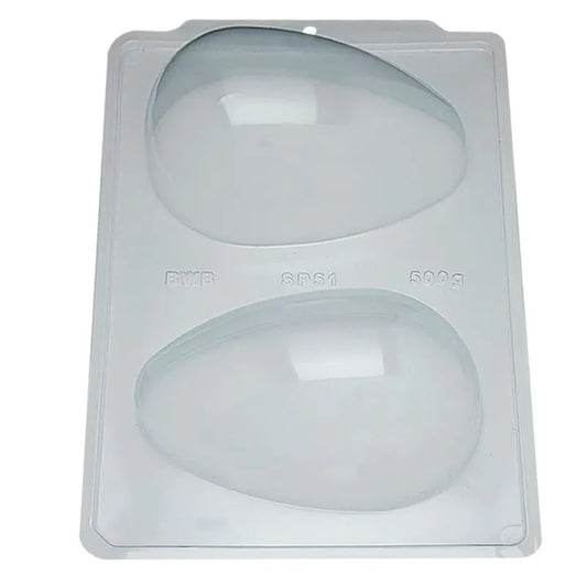 Forma 3 partes - ovo liso - tamanho 500g bwb cod 3619