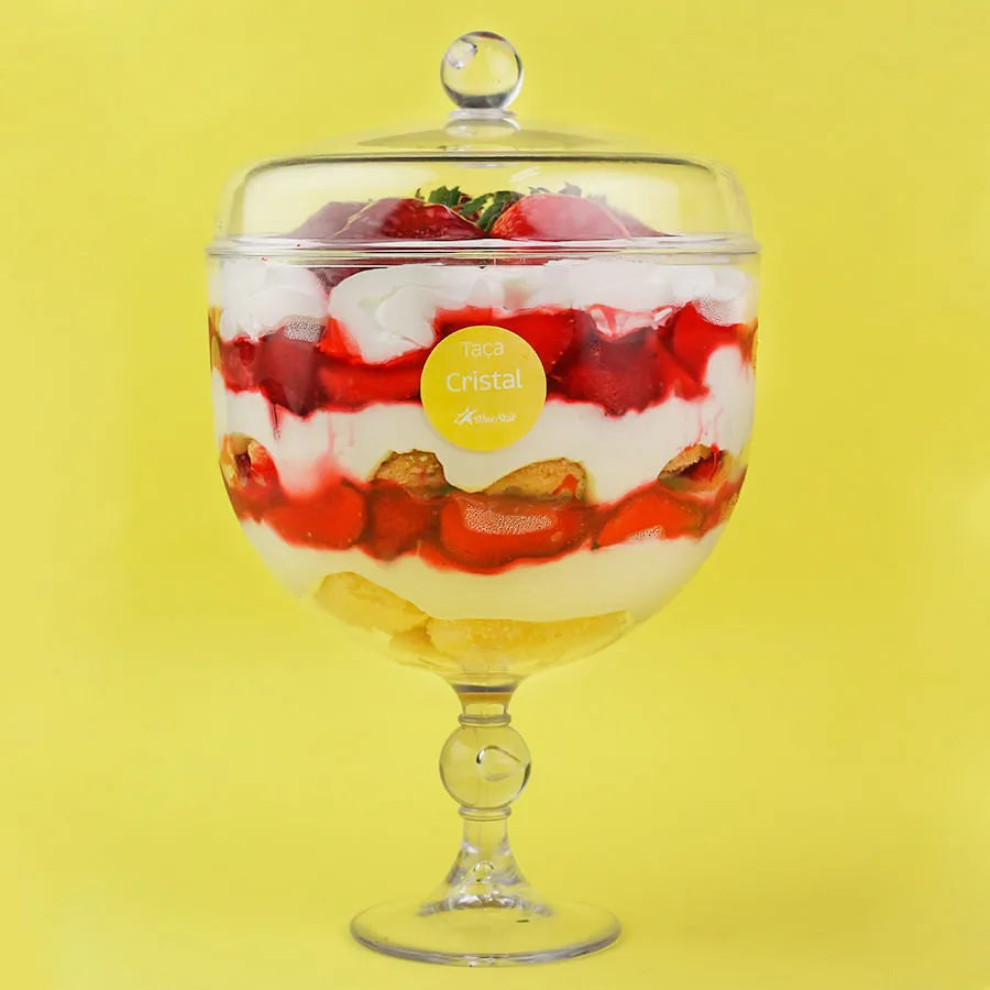 Taça Cristal Com Tampa 1.25L - BlueStar