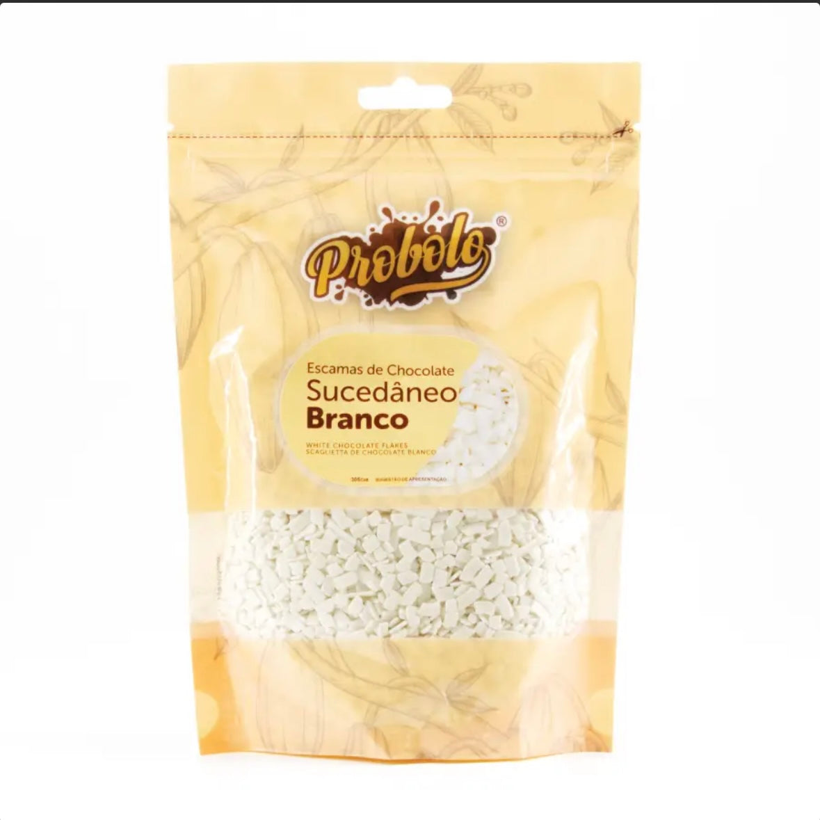 Escama Chocolate Sucedâneo Branco 250g - PROBOLO