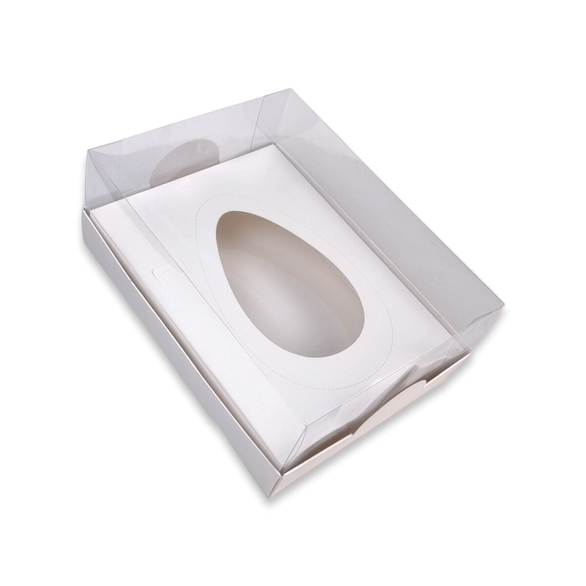 PRÉ-VENDA* Caixa branca para OVO de Colher 250/350/500g (5 UNIDADES)