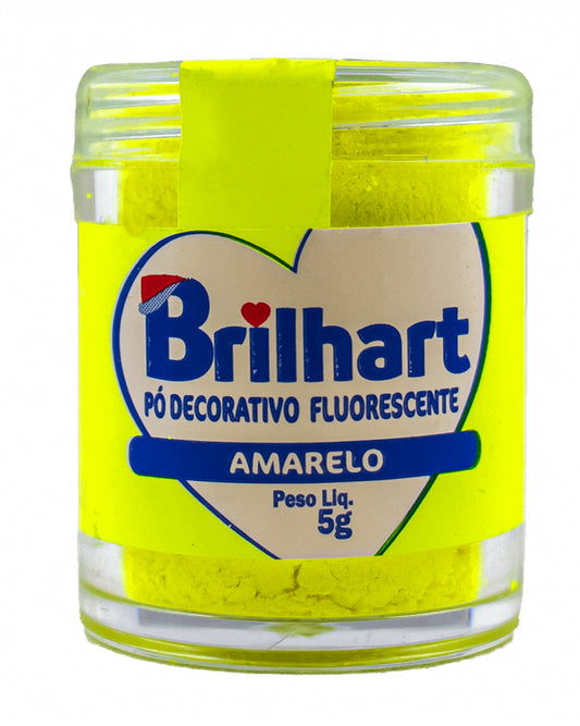 Pó para Decoração Amarelo Neon 5g Brilhart