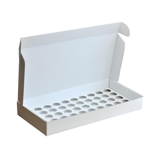 Caixa para 50 brigadeiros sem janela Branca / 5 unid