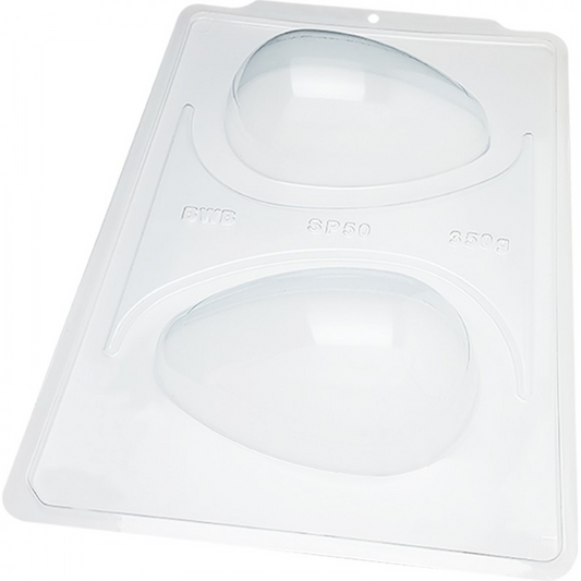 Forma 3 partes - ovo liso - tamanho 350gr bwb cod 3618