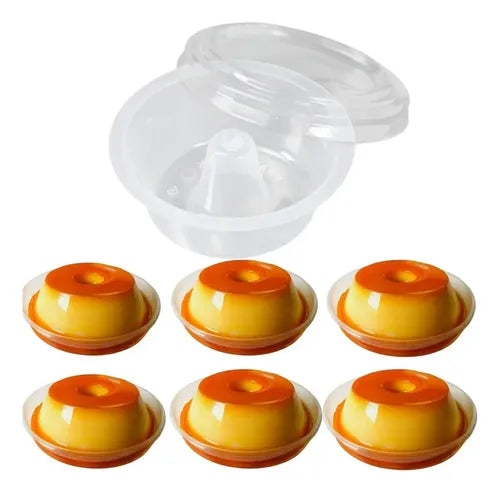 Forma de Pudim Forneavel - 120ml pack com 10 unidades)