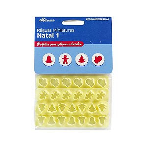 Kit Mini Régua Cortadores Natal