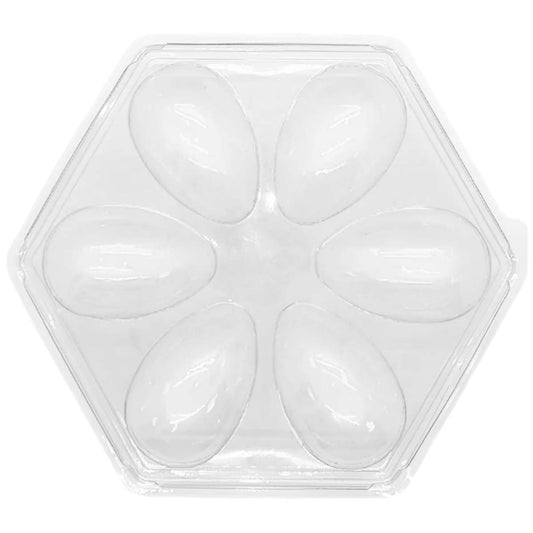 Bandeja 6 ovos de 50g Cristal - 5 unidades