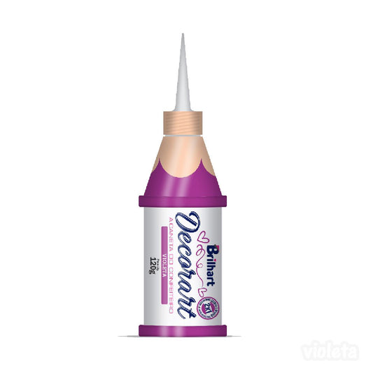 Caneta Decorart Roxo 120g Brilhart