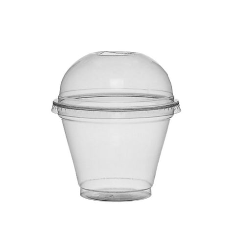 Copo Bolo c/ tampa 250ml - 25unidades