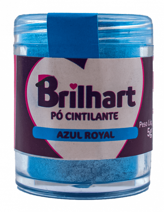 Pó para Decoração Azul Royal 5g - Brilhart