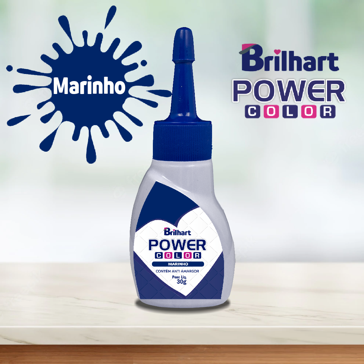 Corante em gel Universal Marinho Brilhart 30g
