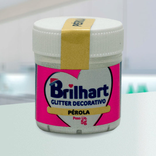 Glitter para decoração Perola 5g - Brilhart