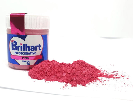 Pó para Decoração Pink 5g Brilhart