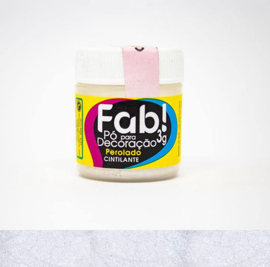 Po para Decoracao Cintilante Perolado 3g - Molinda Cake