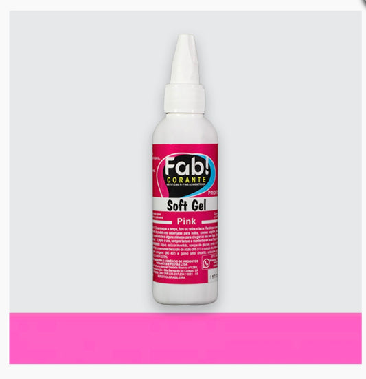 Corante Softgel Pink 25g - Molinda Cake